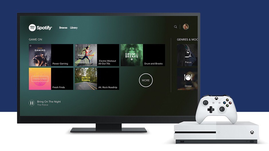 Spotify ya está disponible en Xbox&nbsp;One