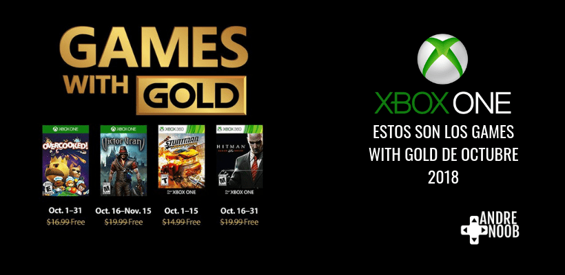 Estos son los títulos de Xbox Games with Gold para octubre&nbsp;2018