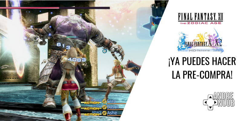 Ya puedes reservar Final Fantasy X/X-2 y XII en Switch, Xbox One y Windows&nbsp;10.