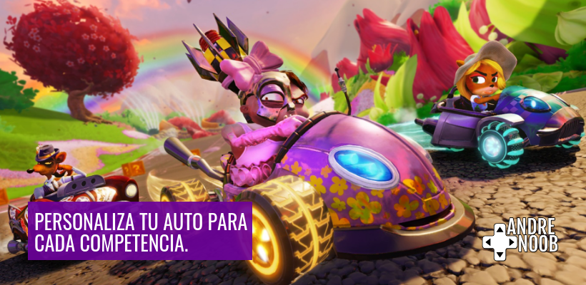 Podrás personalizar tu auto en Crash Team Racing&nbsp;Nitro-Fueled