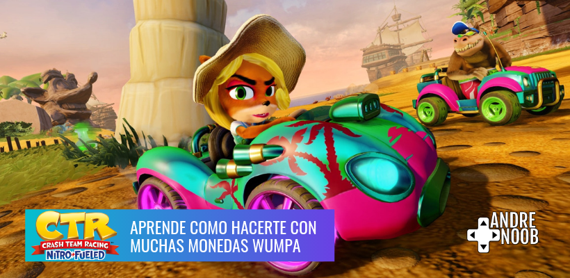 Como conseguir muchas monedas Wumpa en Crash Team&nbsp;Racing