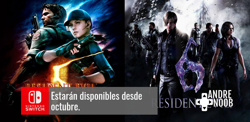 Resident Evil 5 y 6 ya tienen fecha para Nintendo Switch
