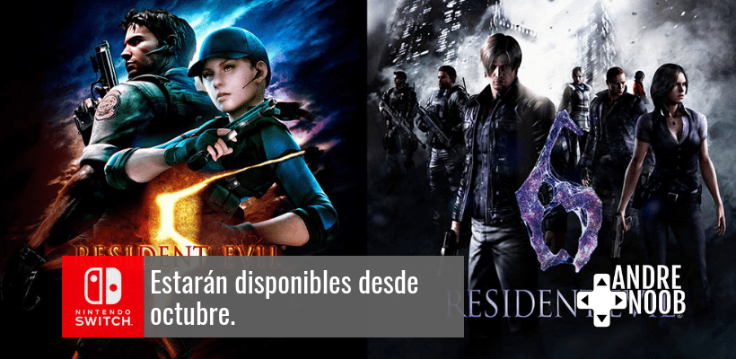 Resident Evil 5 y 6 ya tienen fecha para Nintendo&nbsp;Switch