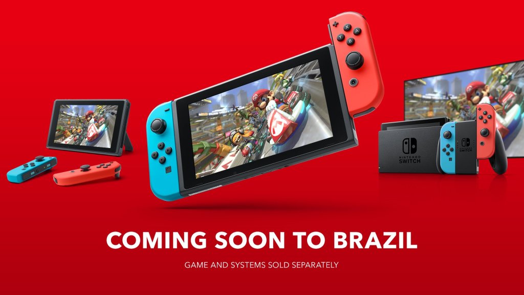 Nintendo Switch llegará oficialmente a Brasil el 18 de&nbsp;septiembre.