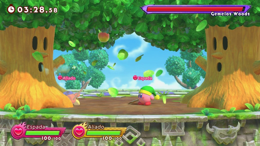 Kirby espadachín de Kirby Fighters 2