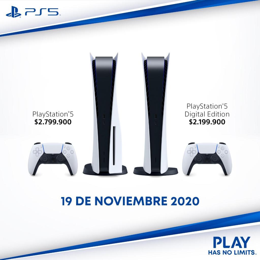 Precio de Playstation 5 para colombia