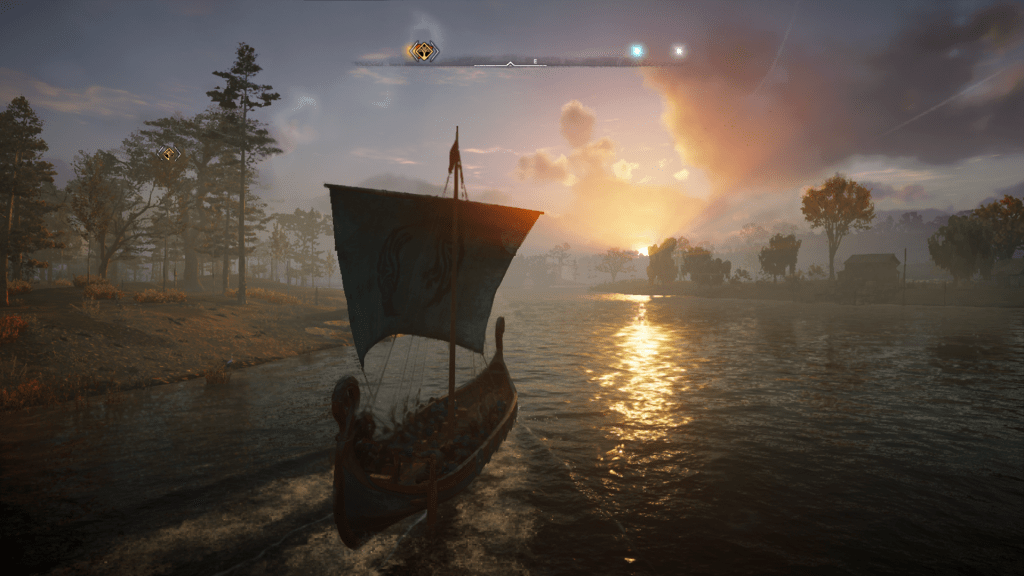 El menú minimalista deja ver el paisaje