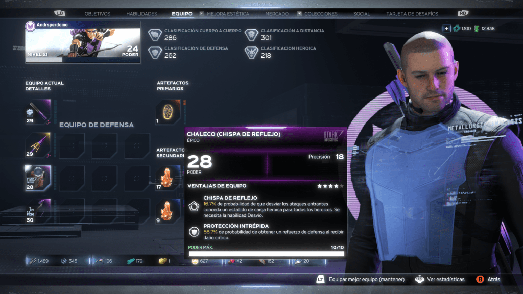 Hawkeye ha entrado con la actualización más reciente a Avengers.