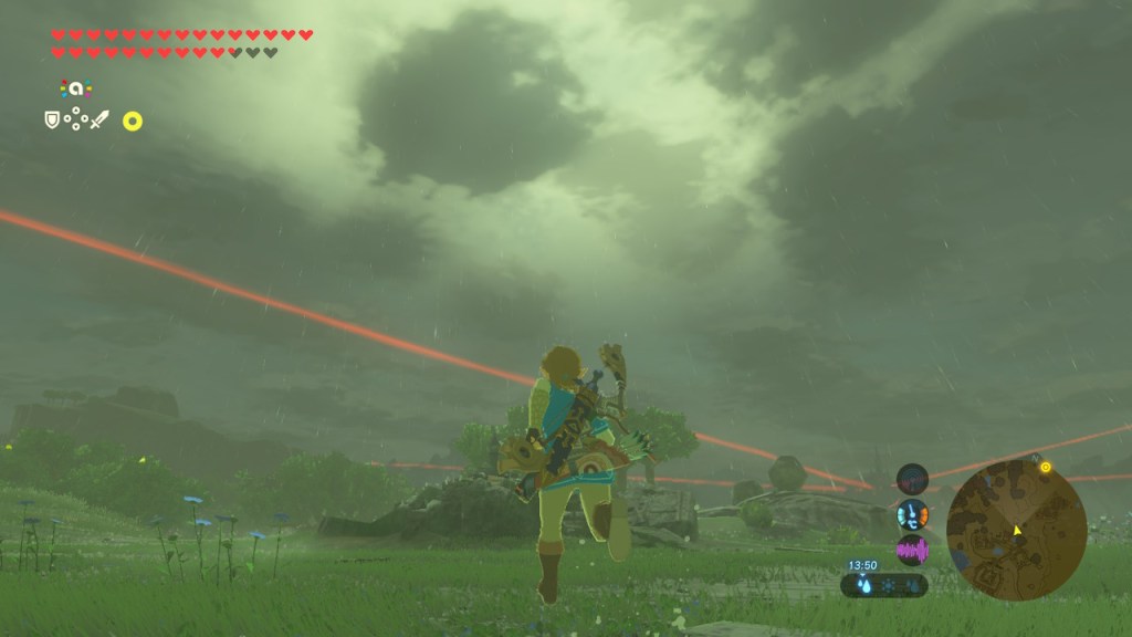 Se puede escuchar la lluvia en Breath of the wild con los Turtle Beach Recon 50