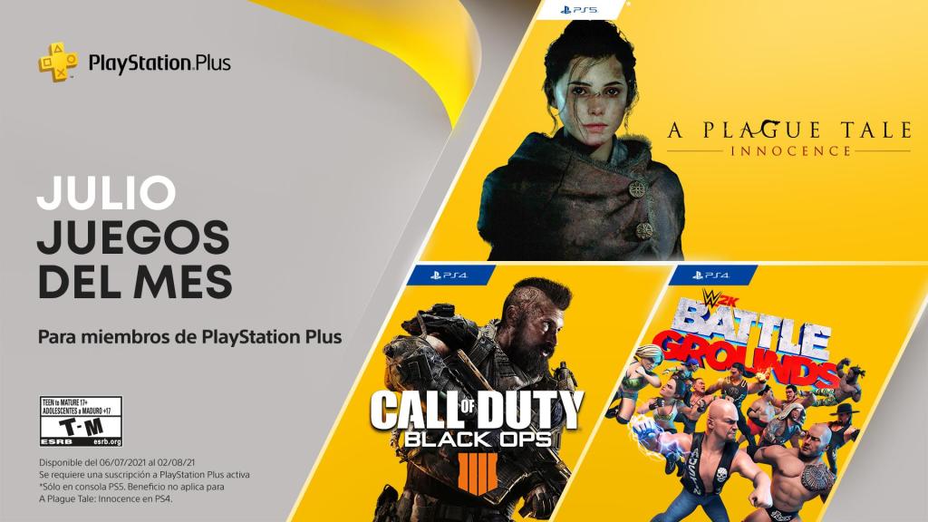 PS PLUS: estos son los juegos que llegaran en julio de&nbsp;2021