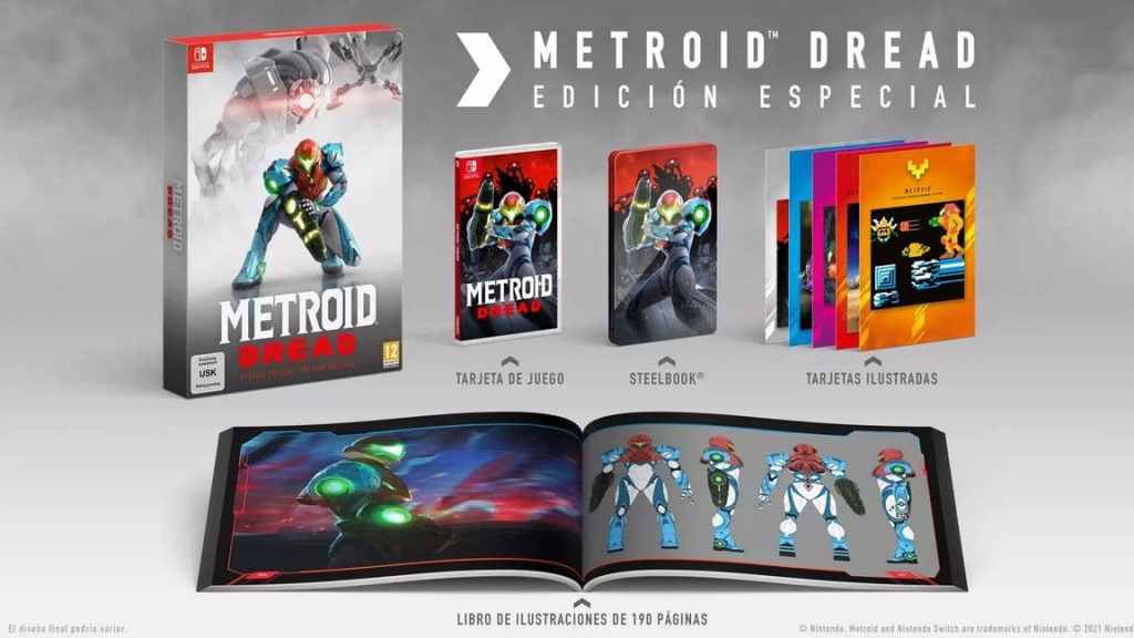 Edición coleccionista Metroid Dread.