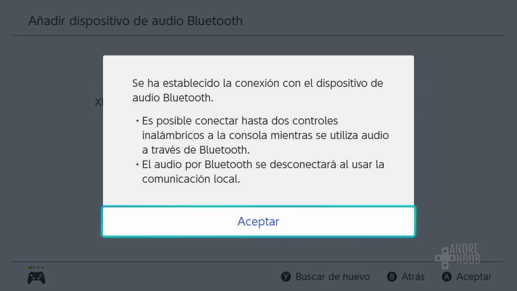 Dispositivo compatible con Switch.