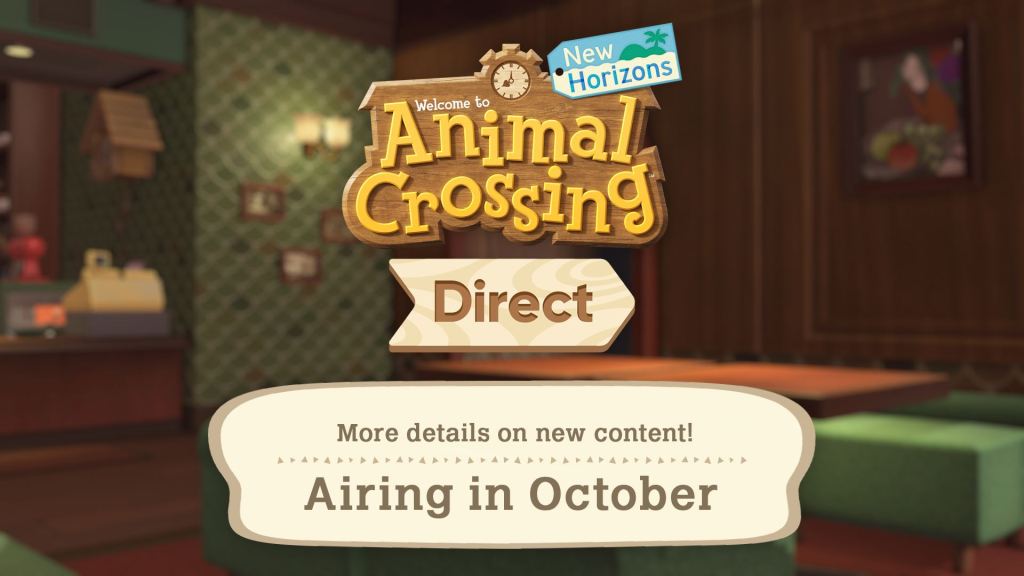Animal Crossing: New Horizons tendrá un Direct en&nbsp;octubre