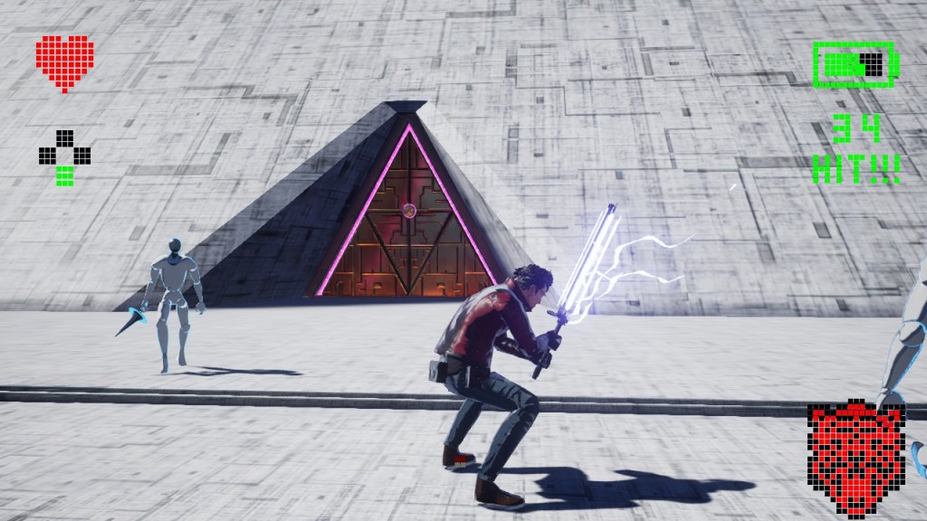 Recargar la Beam Katana es uno de los puntos importantes del combate de No More Heroes III.