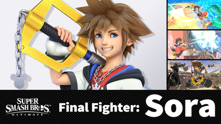 Sora es el ultimo personaje de Super Smash bros Special