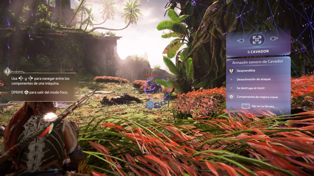 El foco nos dará información de nuestros enemigos,