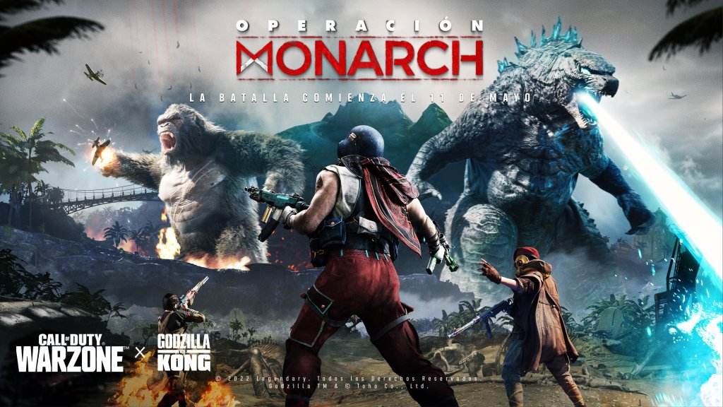 Call of Duty: recibirá a Godzilla y King Kong con la operación&nbsp;Monarch