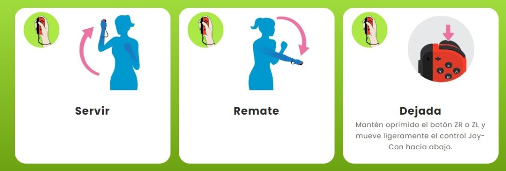 Nintendo Switch Sports - Movimientos de Bádminton