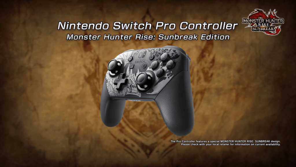 Monster Hunter Rise: Sunbreak recibirá un nuevo mando PRO para Nintendo Switch 