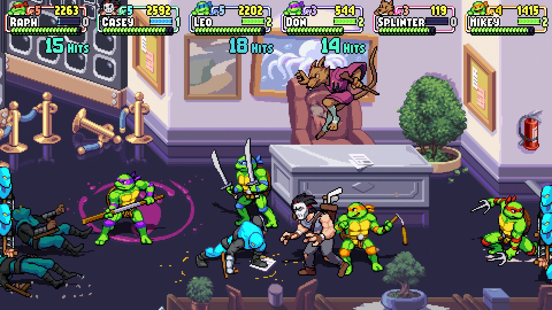 Así funciona el sistema crossplay en Teenage Mutant Ninja Turtles: Shredder’s Revenge