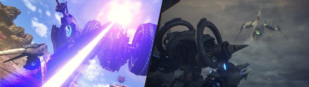 Agnun y Keves, los titanes de Xenoblade Chronicles 3.