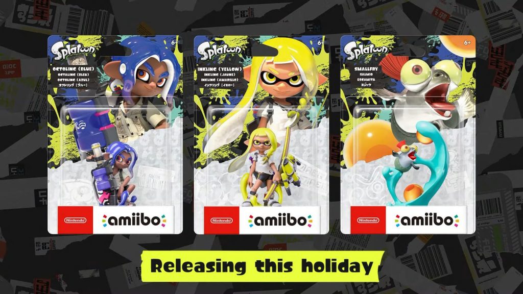 Splatoon 3: Los nuevos Amiibos que llegarán a final de año.