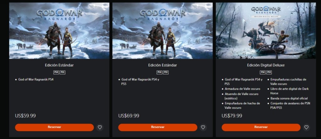 GoW Ragnarok digital colombia