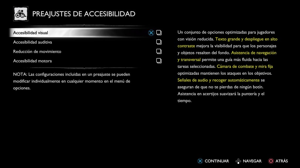 God of War Ragnarök accesibilidad 1
