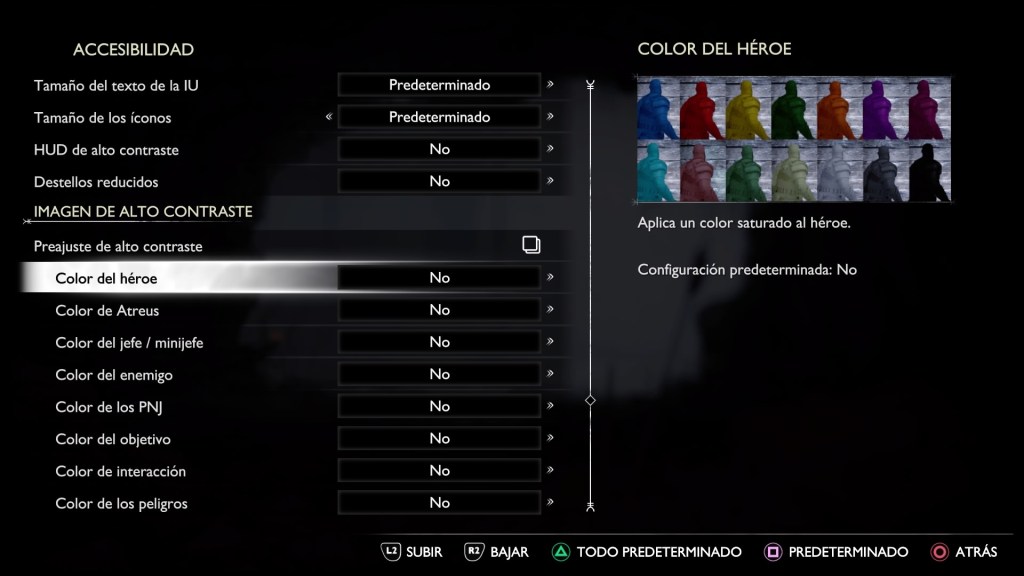 God of War Ragnarök accesibilidad 2