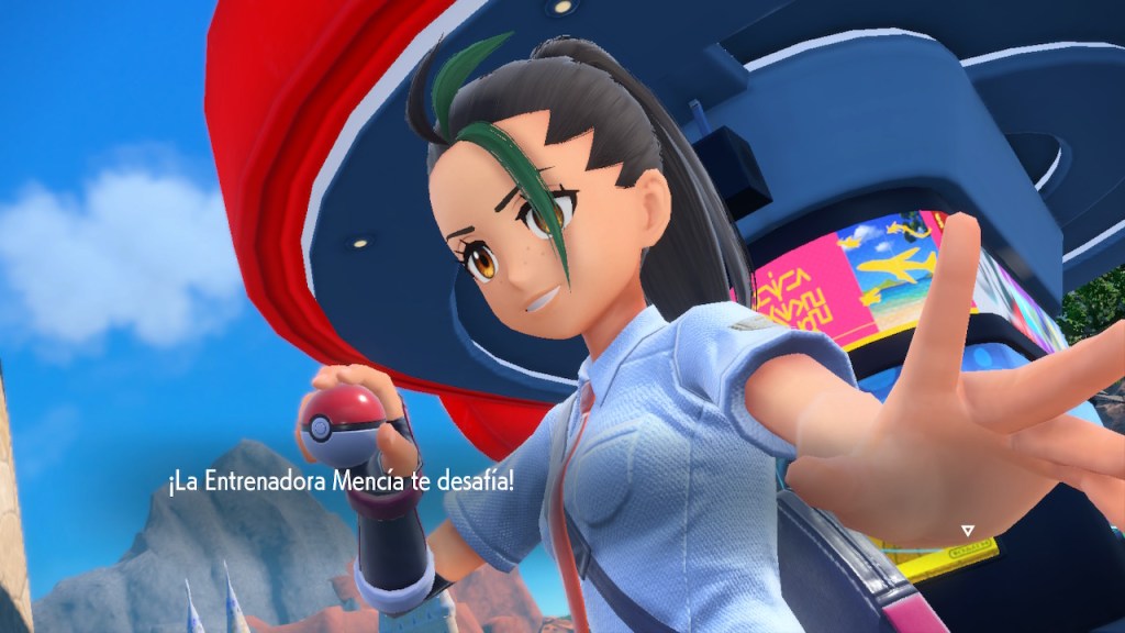 Mencia es uno de los personajes más importantes de Pokémon Scarlet & Violet