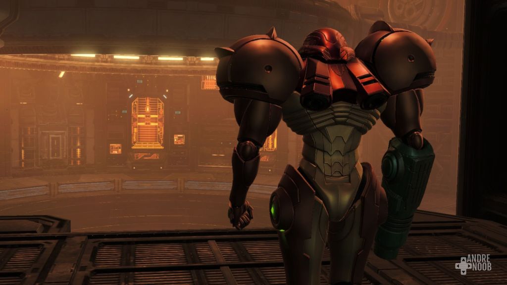 Samus iniciando su viaje en Metroid Prime Remastered