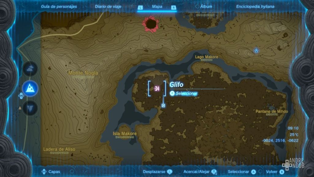 El lugar que debes señalar para encontrar la máscara Kolog