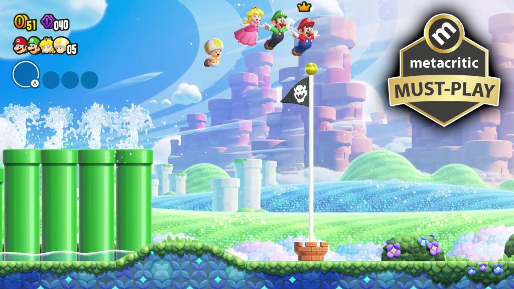 super mario bros wonder criticas calificación metacritic