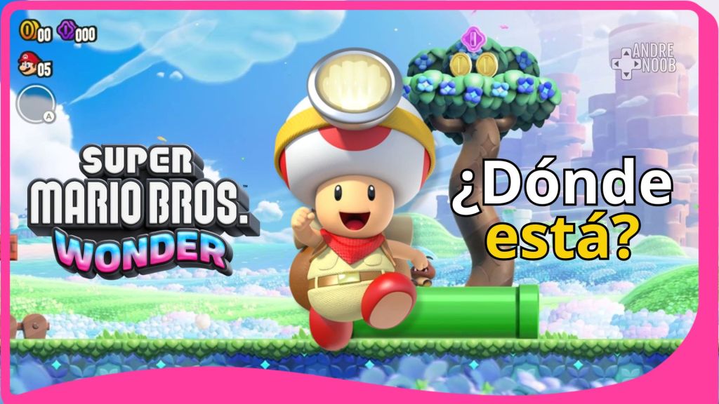 Super Mario Bros Wonder: ¿dónde encontrar al Capitán Toad?  