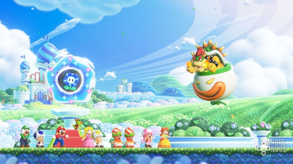 Bowser llega al reino flor para hacer estragos en Super Mario Wonder