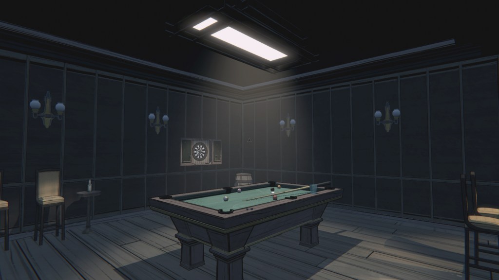 Blue Prince: Cómo resolver los puzles de dardos en la sala de&nbsp;billar