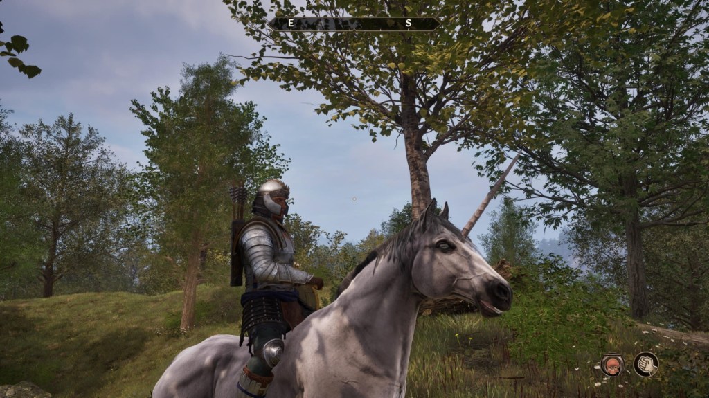 Jugador montando al unicornio tras domarlo en The Elder Scrolls IV: Oblivion Remastered.