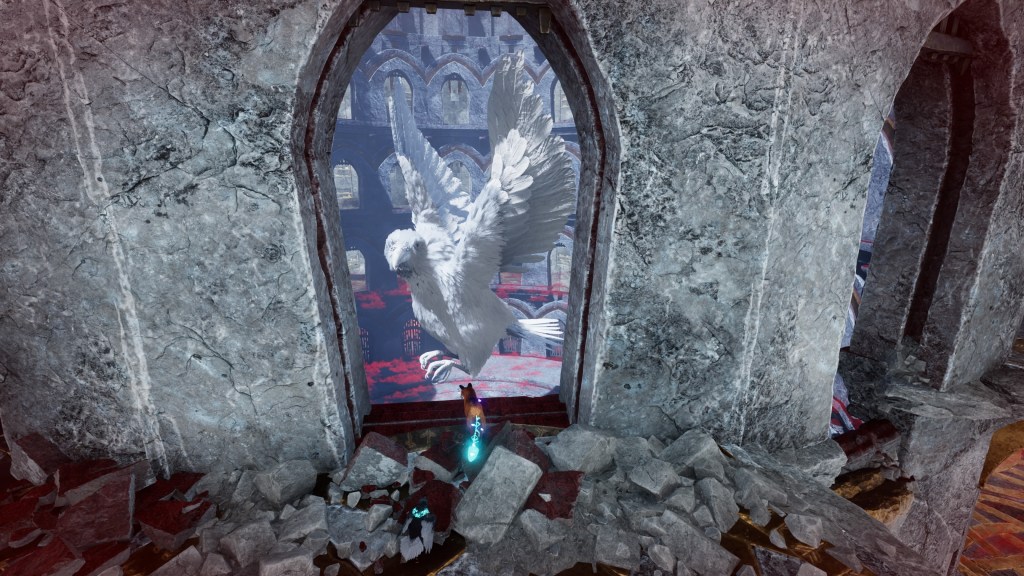 Batalla contra un jefe de Spirit of the North 2.