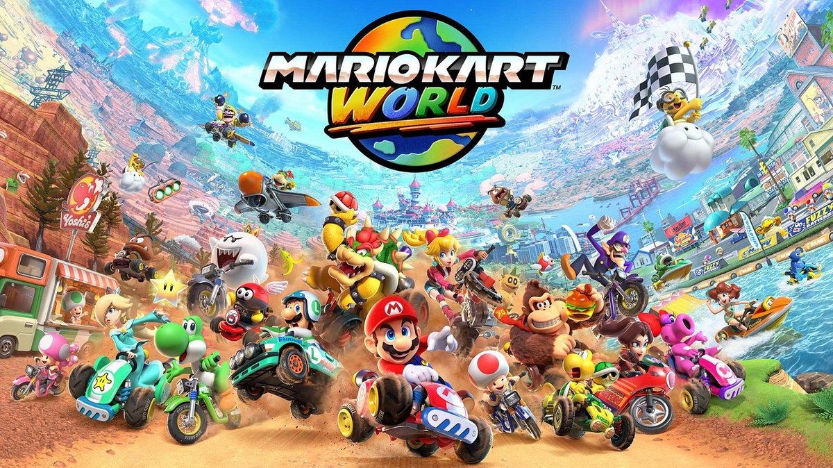Mario Kart World recibe la actualización 1.8.0 y añade pistas clásicas