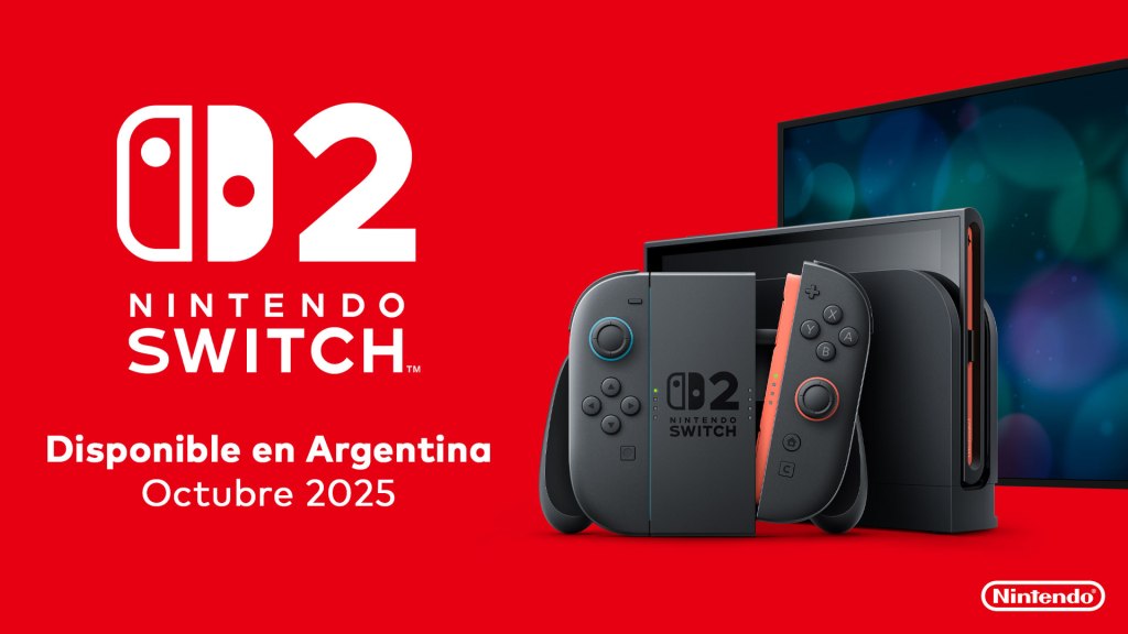 Nintendo Switch 2 llegará oficialmente a Argentina en octubre de&nbsp;2025
