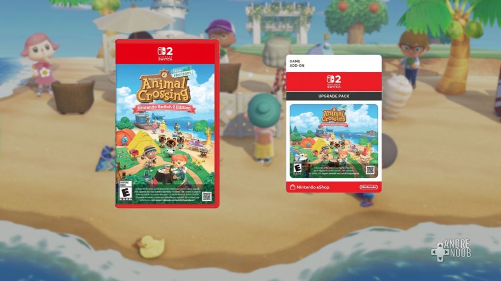 Animal Crossing: New Horizons se puede comprar exclusivo para Nintendo Switch 2 o solo pagar el upgrade de versión