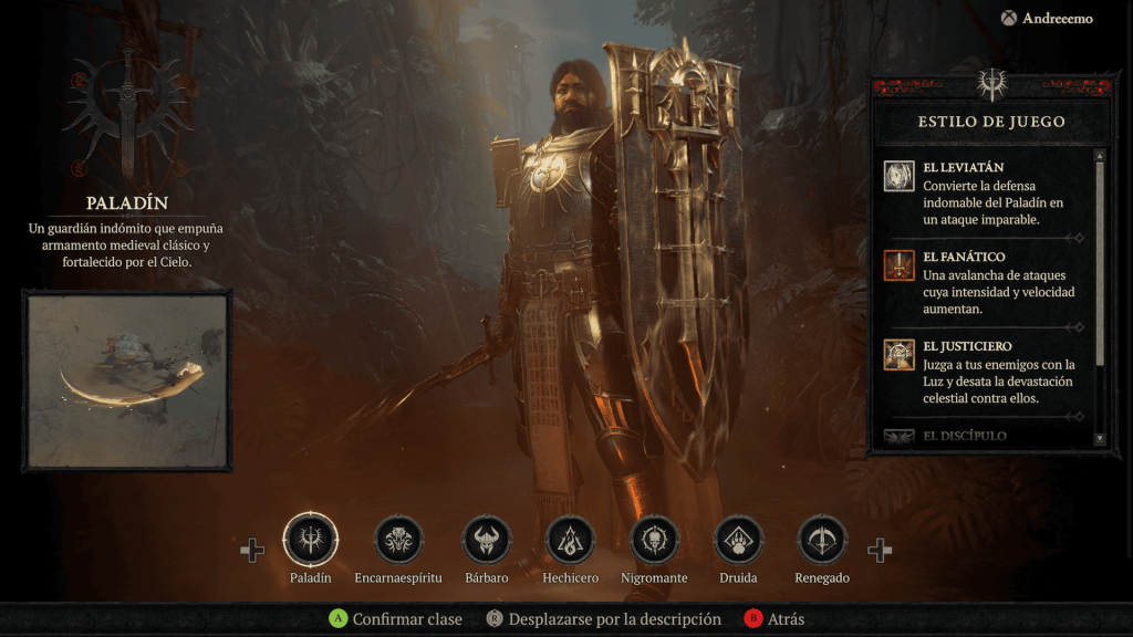 Guía del Paladín en Diablo IV: Habilidades, Auras y todo sobre la nueva&nbsp;clase