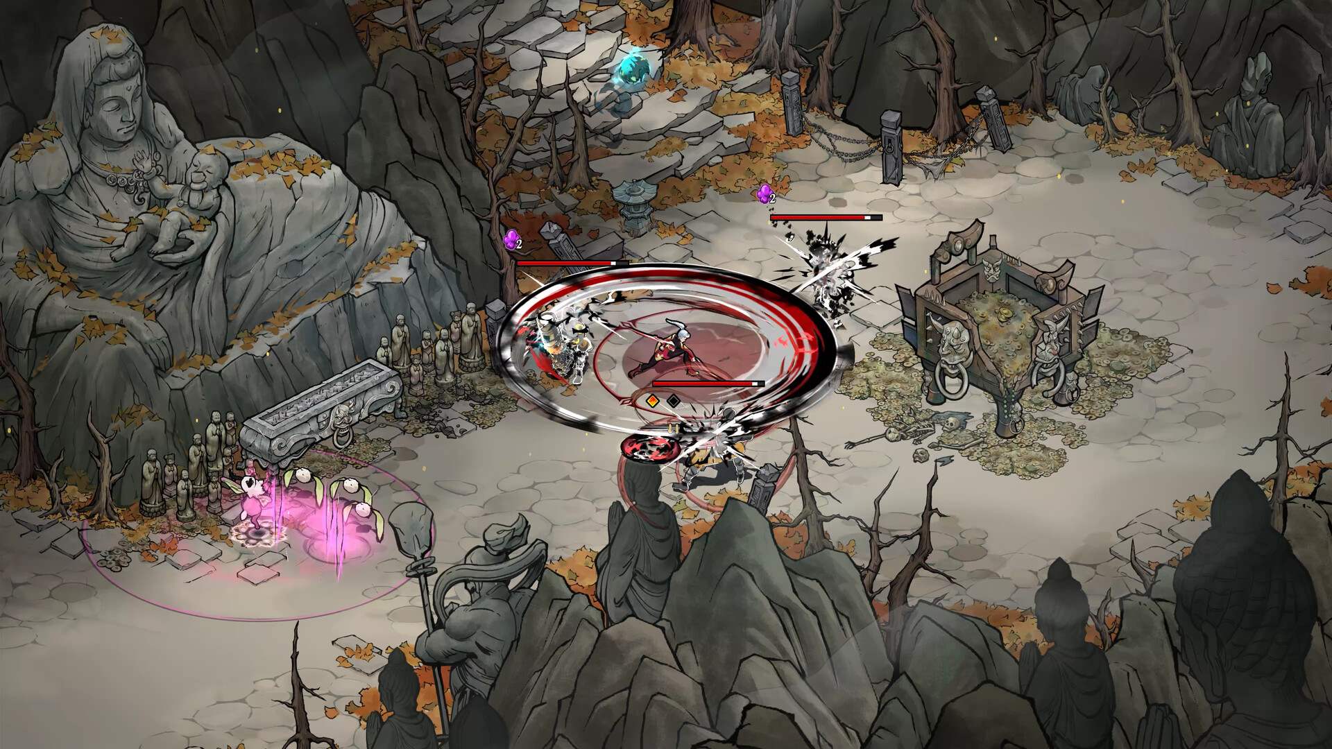 Realm of Ink – Análisis: Un roguelite que desafía el destino a base de tinta china y mitología
