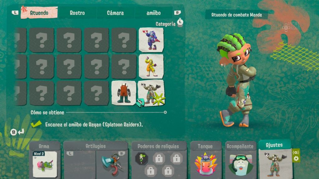 Recompensa Amiibo de Rayan