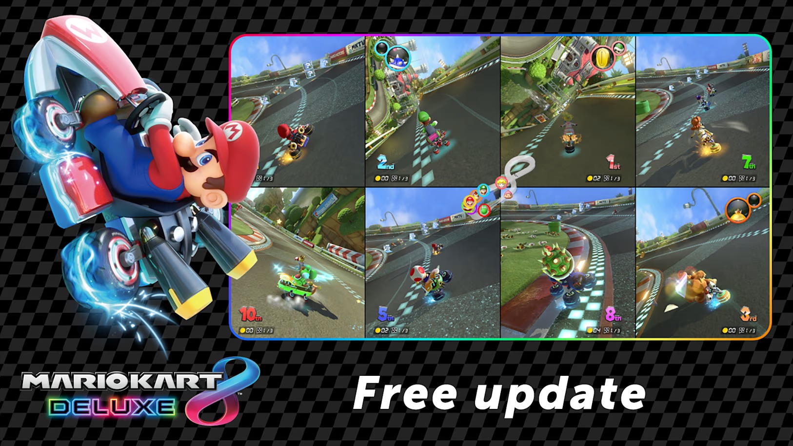 Mario Kart 8: Deluxe se actualiza a la versión 4.0 con soporte para Nintendo Switch 2